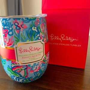 Lilly Pulitzer wine insulated tumbler